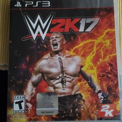 WWE 2k17 PlayStation 3 PS3