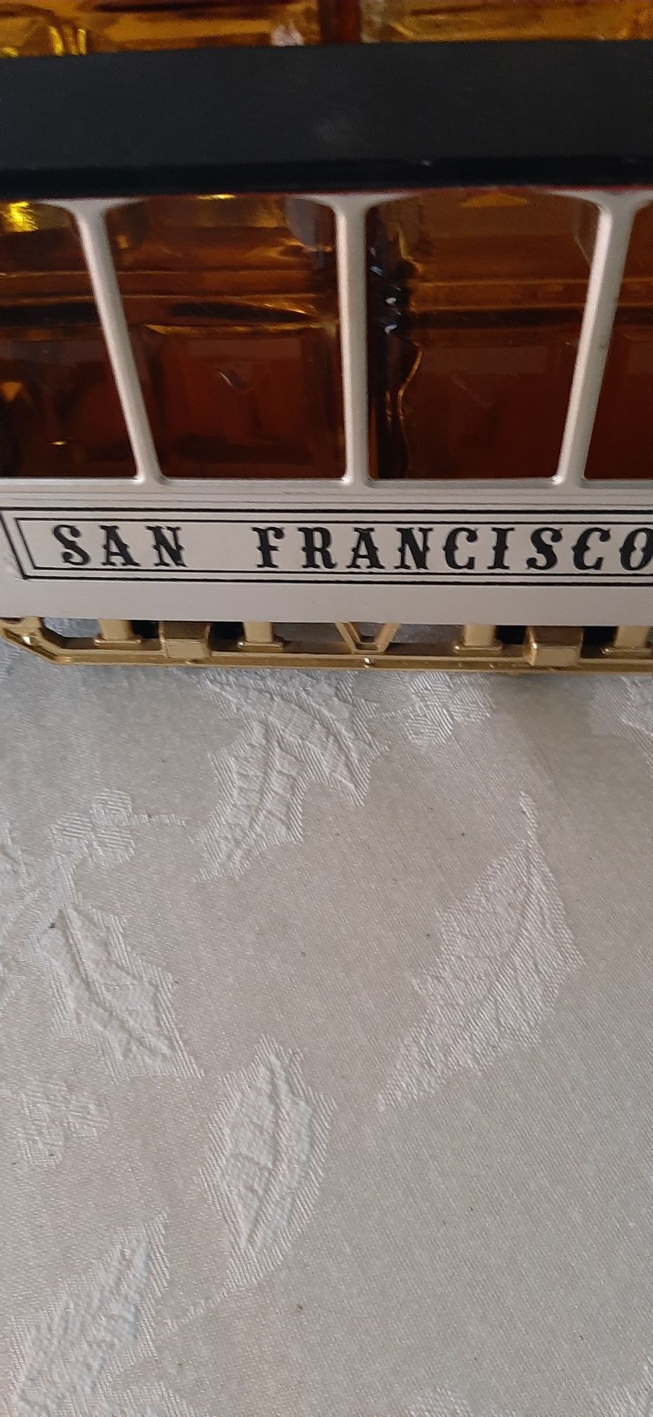 Vintage San Francisco Trolley Decanter