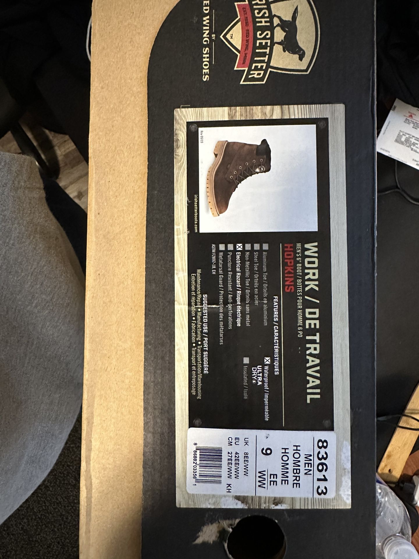 Irish Setter Work boot