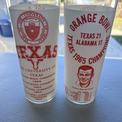 University Of Texas Longhorn vintage tumblers