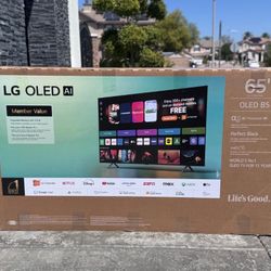 65B5 65” Lg smart 4k oled hdr tv 
