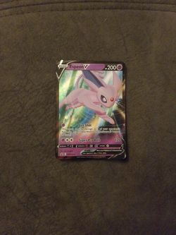 EspeonV Real Card Pokemon 2022