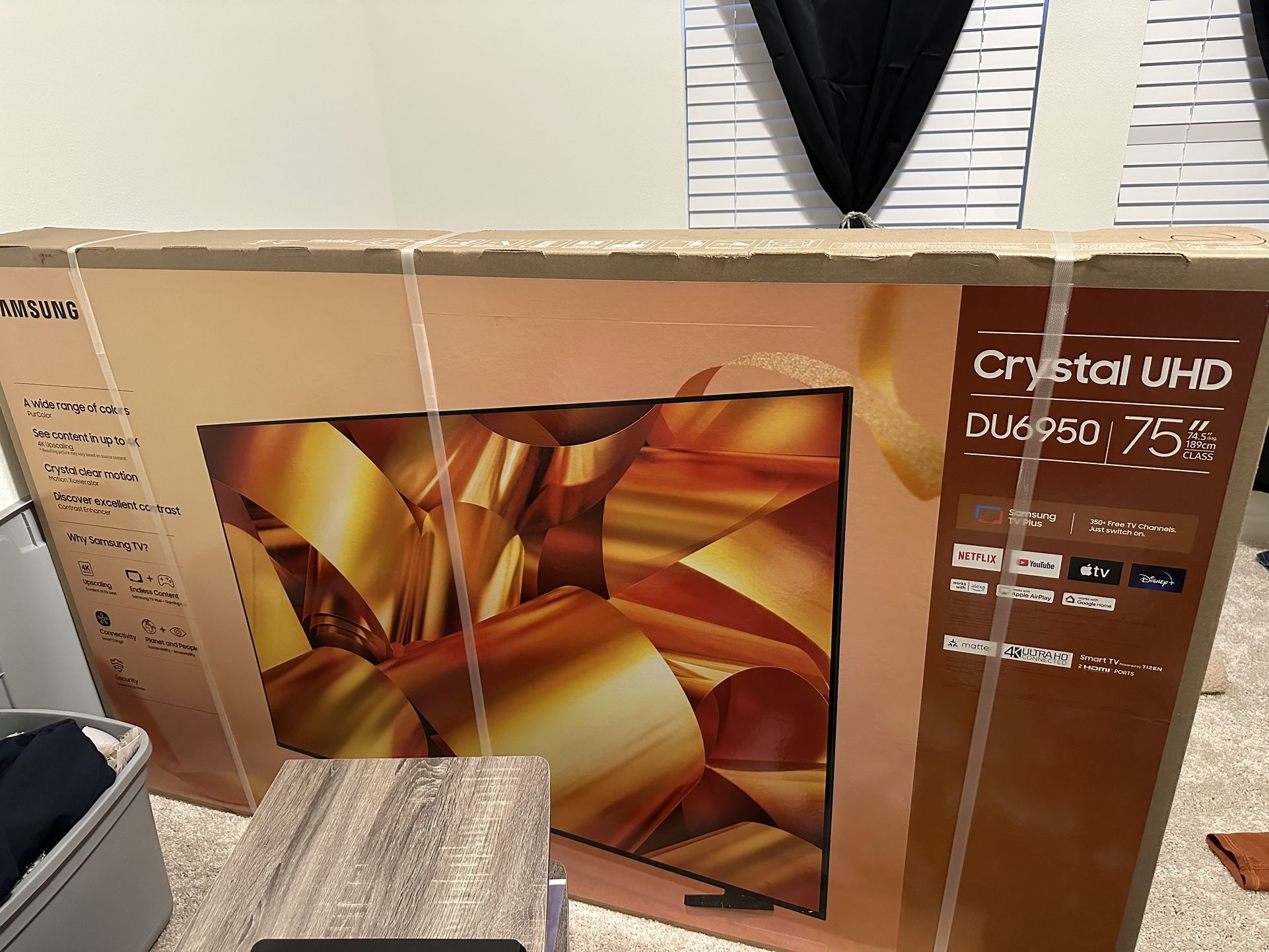 BRAND NEW 75” samsung tv
