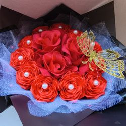 $25 Rosas Eternas Hechas A Mano Perfecta Para Regalar