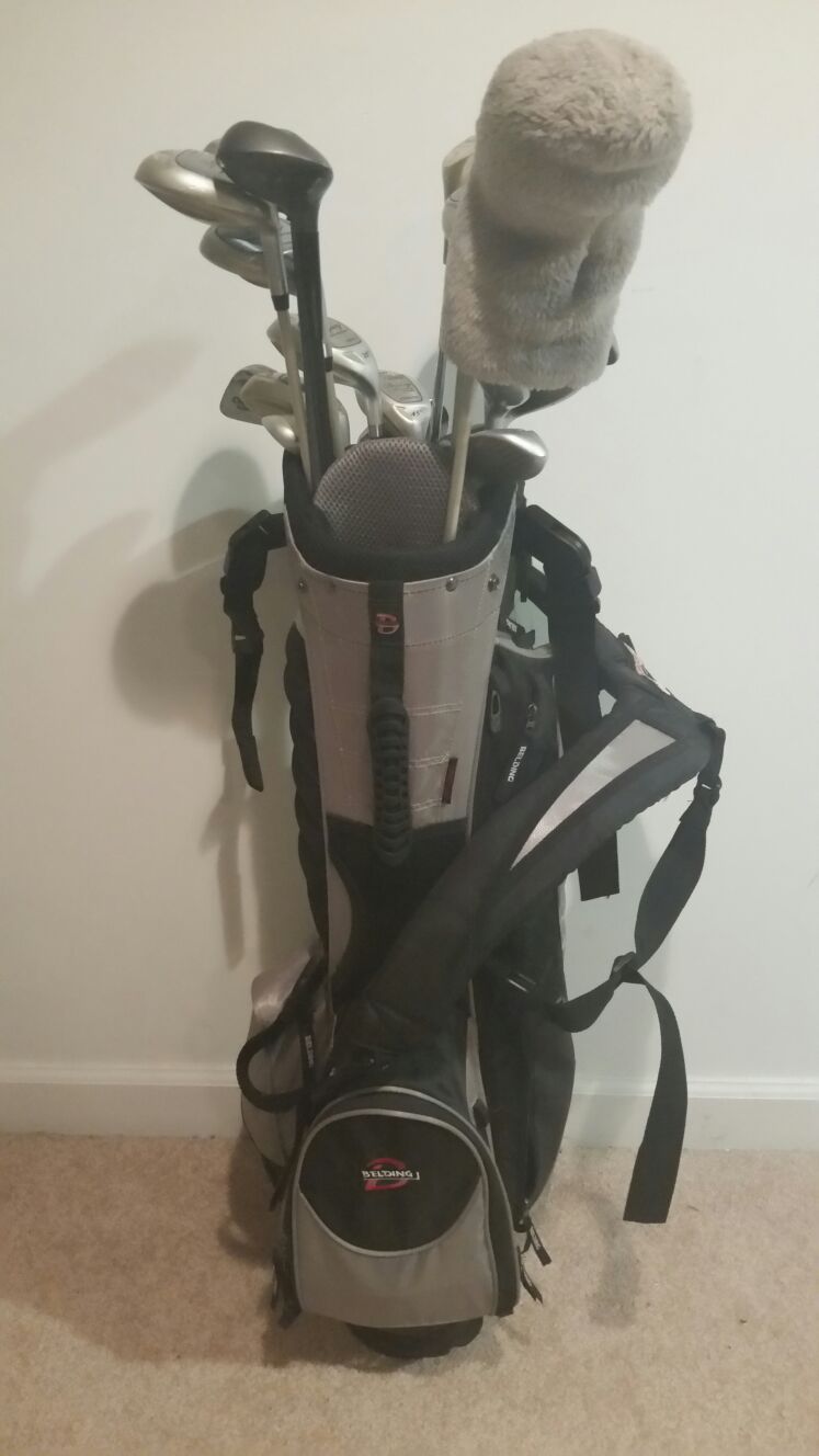 Tour Collection Legacy RH Women's Hybrid Golf Clubs Set w/ Extras + Belding Bag