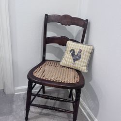 Vintage Chair - New Caning .  