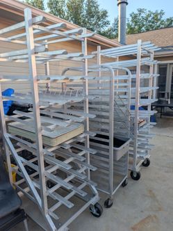 Commercial Aluminum Sheet Pan Rack on Wheels