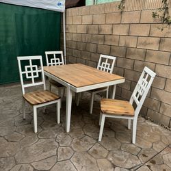 White Dining Table Set