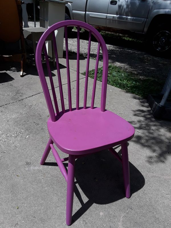 Pink Purple Vanity Chair Furniture In Joliet Il Offerup