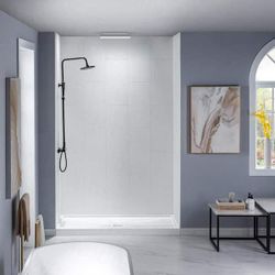 WOODBRIDGE 3-Piece Shower Wall Set
