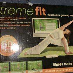 Xtreme  Fit Interactive Gaming MAT, (80 Exercise /games ),NEW , Cushioned MAT Size 66 X 24 Inches 