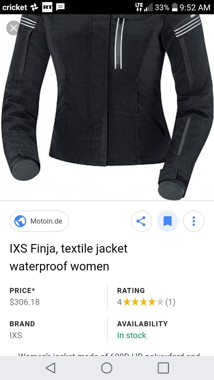IXS Women's Finja rider Jacket (xs)