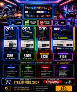 FireStick / Onn TV Streaming Devices