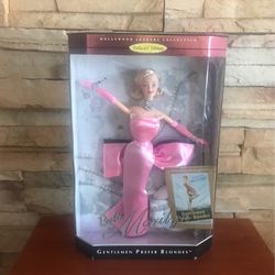Barbie As Marilyn Monroe Gentlemen Prefer Blondes Pink Dress, Diamonds New