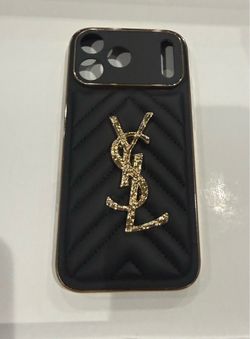 iPhone  18 promax Phone Case Black Quilted
