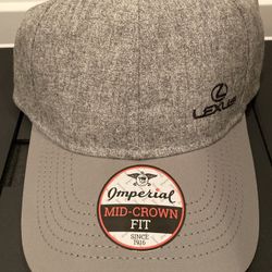*BNWT Genuine Lexus Real Wool Mix Luxury Baseball Cap W/Leather Detail