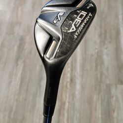 Adams Golf Idea Tech V3 4 Hybrid/4 Iron - Mitsubishi Rayon Bassara 65g stiff flex shaft *Newer Grip*