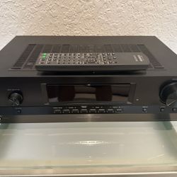 Sony STR-DH100 stereo receiver + remote: 90 watts/channel into 8 ohms