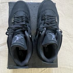 Mens Jordan 4 Black Cat Sz 13