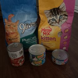 Cat Food Wet & Dry 