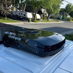 12V 10000 BTU Rooftop RV Air Conditioner, Top Mounted Heating and Cooling Air Conditioner Set for RVs, Trucks, Vans, Campers