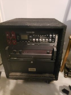 Line 6 Pod 3x Pro With carvin power amp And Cabinet