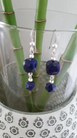 New handmade sterling silver with lapis lazuli