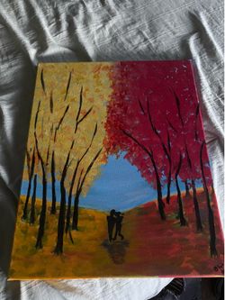 Autumn couple painting 30 each
