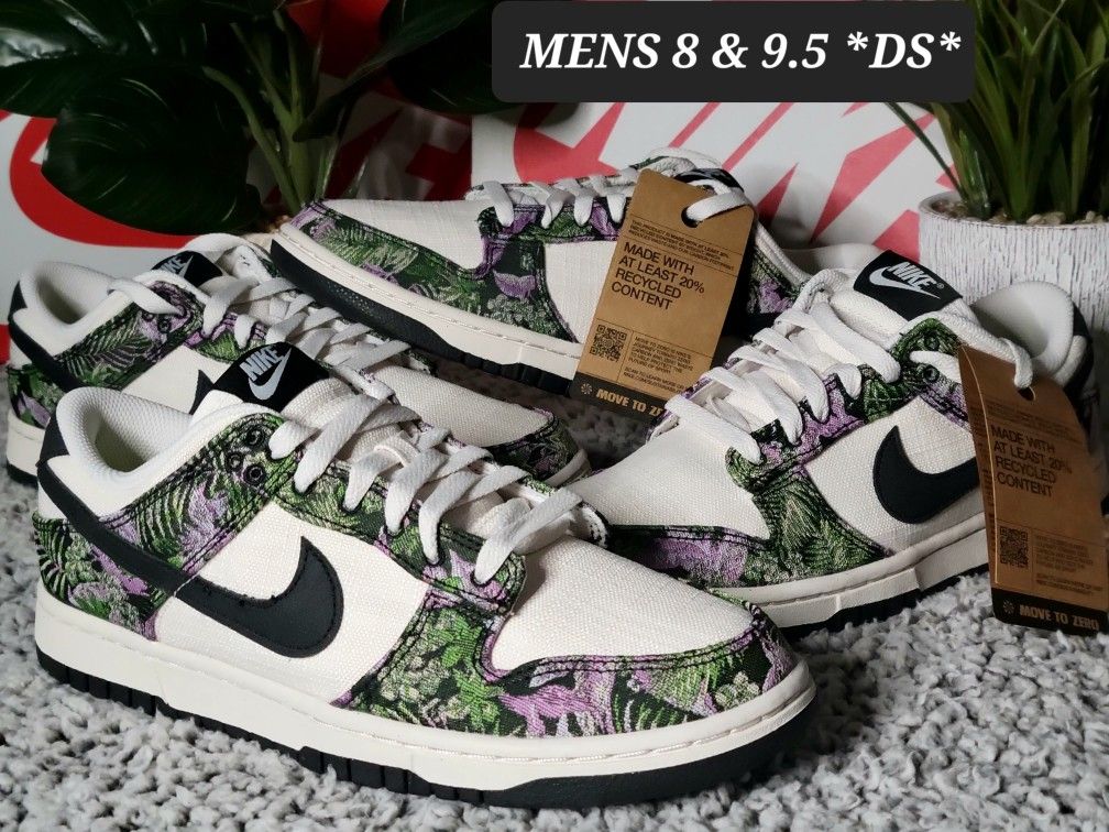 Nike Dunk Low "Floral Tapestry"_Size Mens 8 & 9.5 *Brand New*