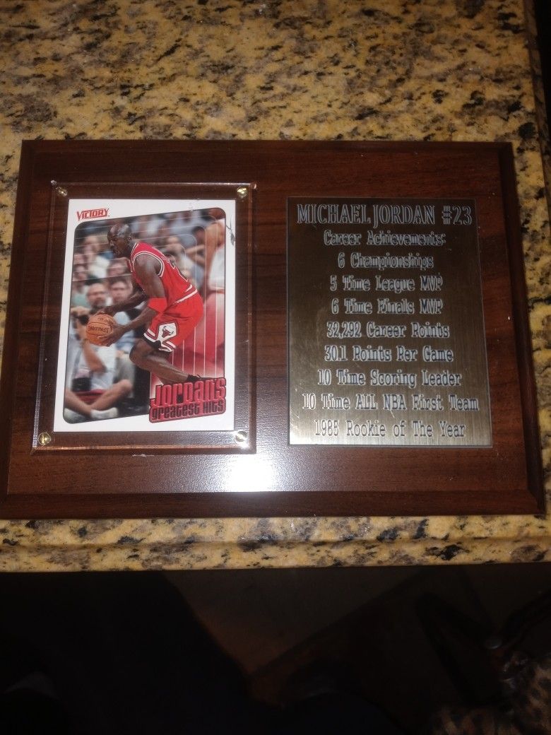 Michael Jordan Plaque