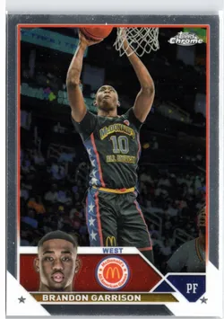 Brandon Garrison 2023 Topps Chrome All American Card