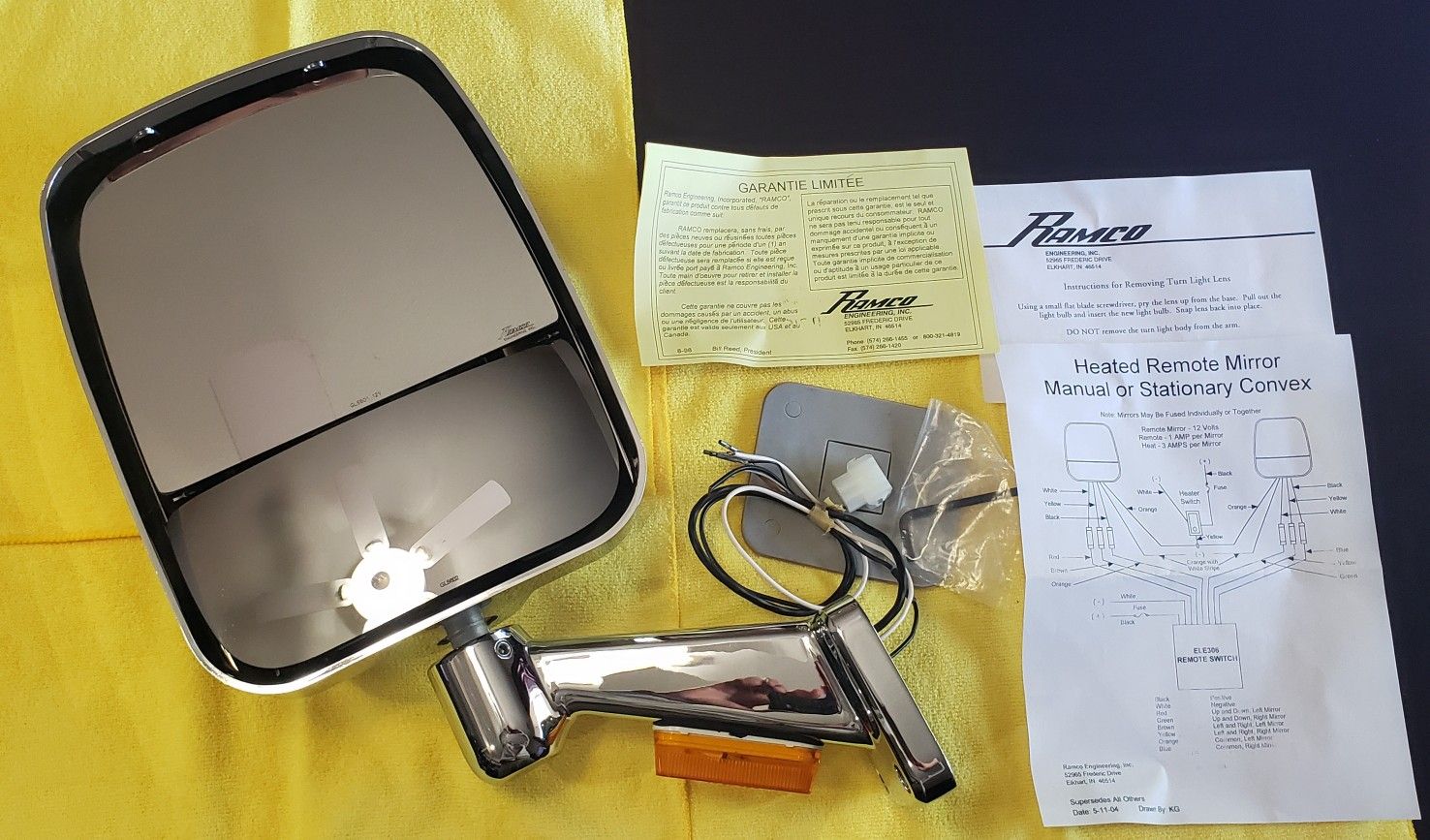 RAMCO 9000 SERIES RV MIRROR