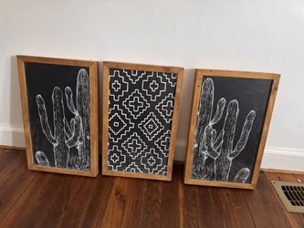 3 Piece Western Wall Art
