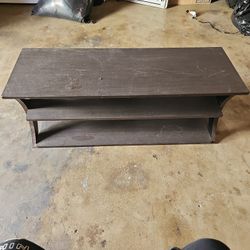 TV stand was in storage needs a wipe down..
