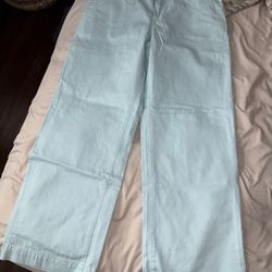 Blue Cotton On Wide-Leg Pant