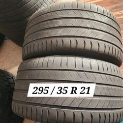 295 / 35 R 21 (2) TIRES MICHELIN 