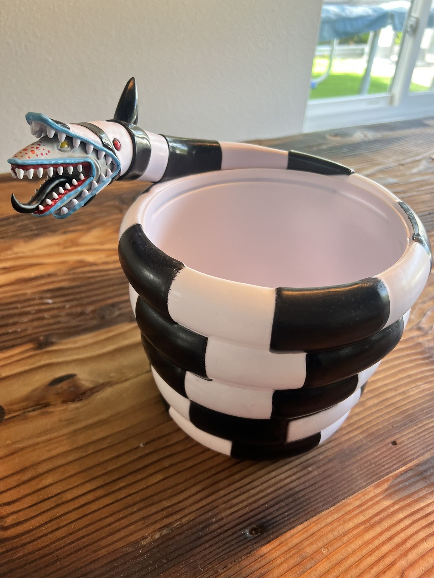 Beatlejuice Sandworm Popcorn Bucket NEW