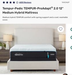 🔥Tempur-Pedic TEMPUR-ProAdapt® 2.0 12" Medium Hybrid 50% off!🔥