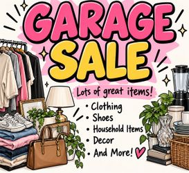 Large garage sale!!! 17th !!!! Saturday