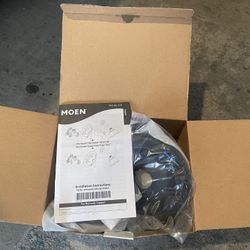 MOEN Banbury 1-Handle 1-Spray Trim Kit Tub and Shower Faucet 1.75 GPM in Matte Black (Valve and Handles Included) 