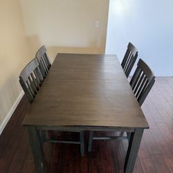Dinner table and chairs