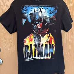 Vintage Batman The Dark Knight Rises Movie Promo T-shirt Size Med