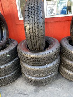 SET LT 275/70/18 CONTINENTAL SEMI NEW 95%TREAD LIFE $380 PRICE INCLUDES PROFESSIONAL INSTALLATION AND TAX