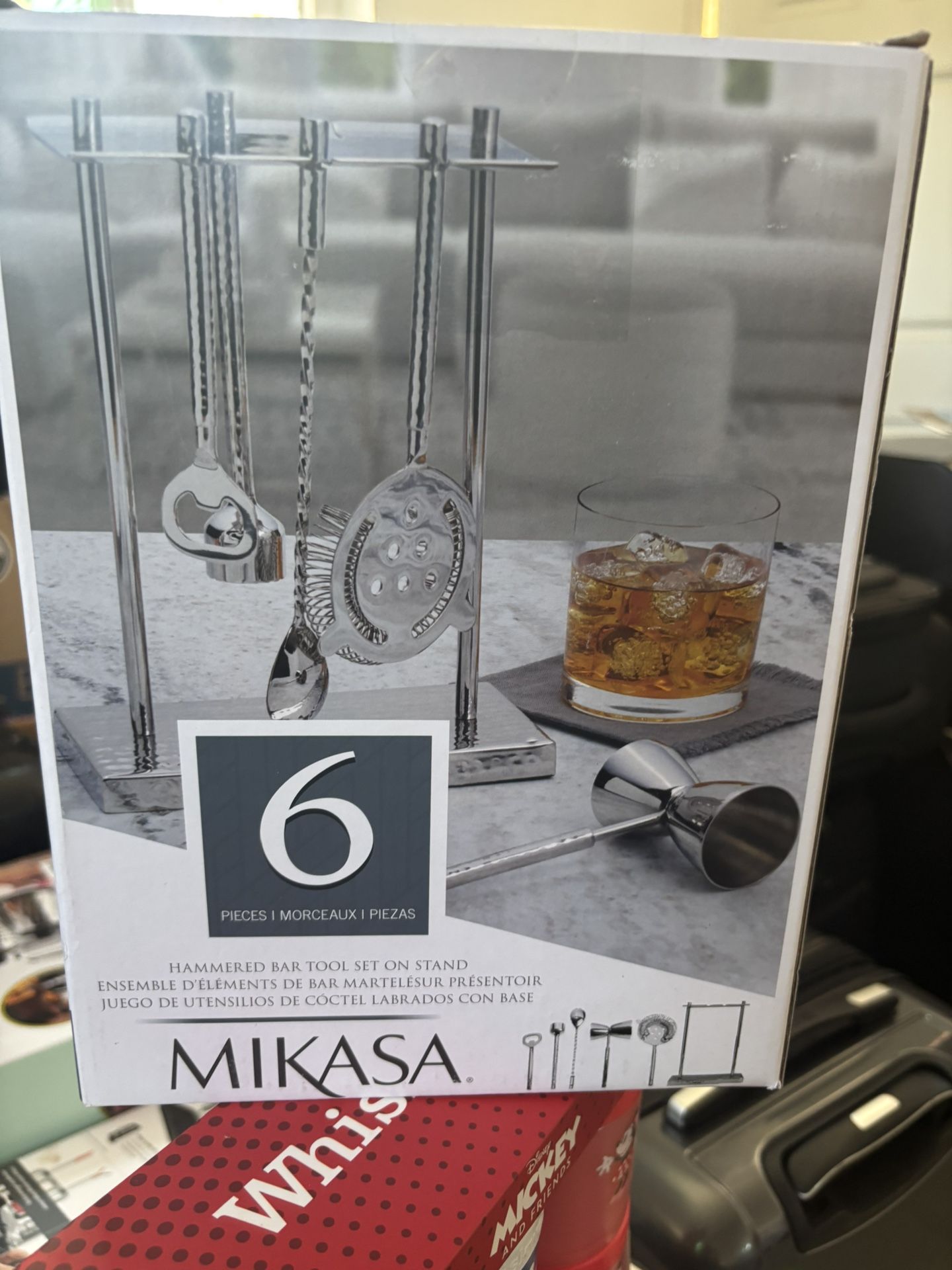 Mikasa Hammered 6-Piece Bar Tool Set