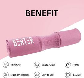 BERTER Barbell Squat Pad - Pink. New