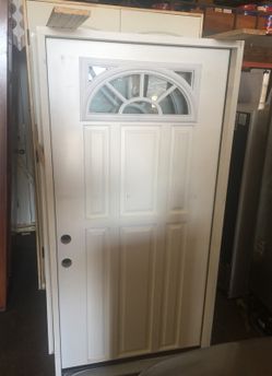 Mobile home front door