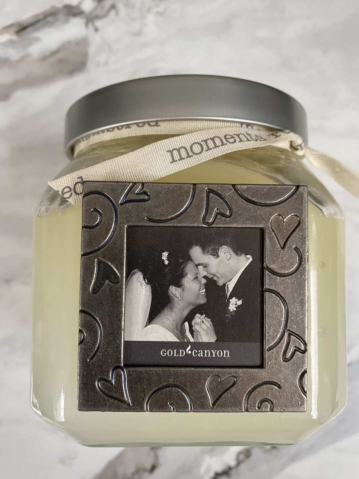 Gold Canyon Happily Ever After 18oz  Candle With Metal Frame