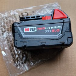 MILWAUKEE M18 5.0 Battery.
