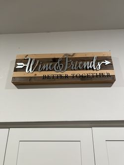 Wine And Friends Wall Decor