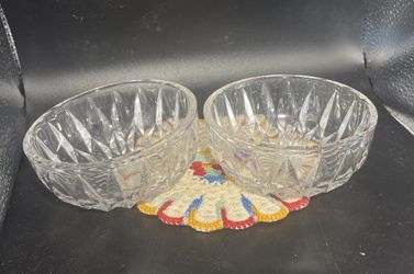 Vintage Pair of Glass Bowls